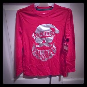 Nwt boys Santa's favorite shirt